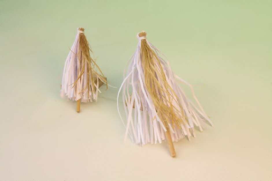 神具 祓串 大幣 台軸桧製 和紙の紙垂 大麻付き 正絹白糸仕様 おまかせ工房
