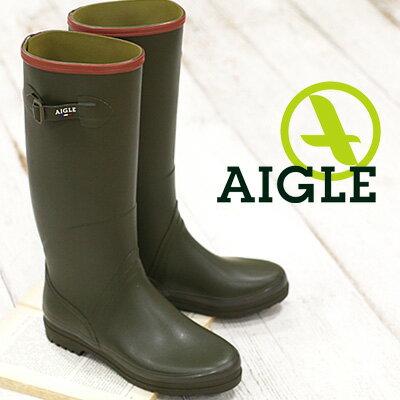 エーグル 【ポイント10倍】【2023年秋冬入荷】【国内正規品】 AIGLE CHANTEBELLE 2 ZZF8883 007 KAKI エーグル シャンタベル2 ラバーブーツ ロング レディース カーキ