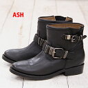 アッシュ エンジニアブーツ レディース 【日本正規取扱店】 ASH boots エンジニアブーツ ヴィンテージ VICK BLACK アッシュ ブーツ boots 靴 レザー レディース 黒 shoes