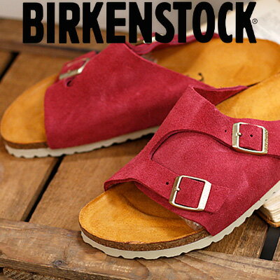  BIRKENSTOCK ZURICH RED 0450453ビルケンシュトック チューリッヒ 幅狭 ナロー幅 ユニセックス メンズ レディース サンダル