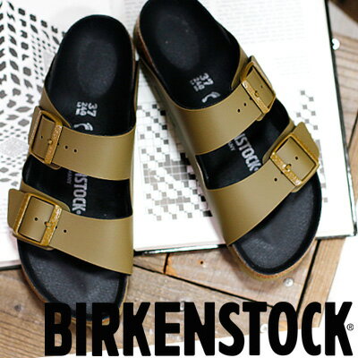 【ポイント10倍】【ナロー】 【国内正規品】 BIRKENSTOCK Arizona BS Icy Pine Green 1022410ビルケンシュトック アリゾナ アイシーパイングリーン カーキ レディース レザー サンダル