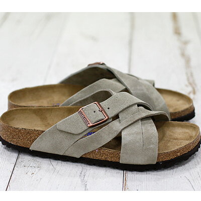 【ポイント10倍】【ナロー】 【2023年春夏新作】【国内正規品】 BIRKENSTOCK Lugano Suede Taupe (1024513) ビルケンシュトック ルガーノ スエード トープ ベージュ ソフトフットベッド サンダル 2