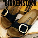 【ポイント10倍】【2023年春夏新作】【ナロー】【国内正規品】 BIRKENSTOCK Madrid Big Buckle(マットゴールド) Black (1023373)ビルケンシュトック マドリッド ビッグ バックル ブラック サンダル