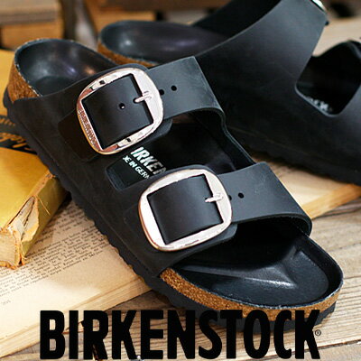 楽天オマケ des shoes and bag【ポイント10倍】【2023年春夏新作】【ナロー】【国内正規品】 BIRKENSTOCK Arizona Big Buckle （シルバー） Black （1011075）ビルケンシュトック アリゾナ ビッグ バックル ブラック サンダル