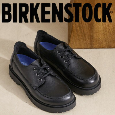 Rakuten - 【レギュラー】【2026年春夏新作】【国内正規品】BIRKENSTOCK Highwood Moc Lace Low BLACK (1031547) ビルケンシュトック ハイウッド モック レース ロウ レザー ブラック