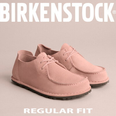 Rakuten - 【レギュラー】【2026年春夏新作】 【国内正規品】 BIRKENSTOCK UTTI LACE PINK CLAY(1031554)ビルケンシュトック ウッティ レース モカシン スエード レザーシューズ ピンク