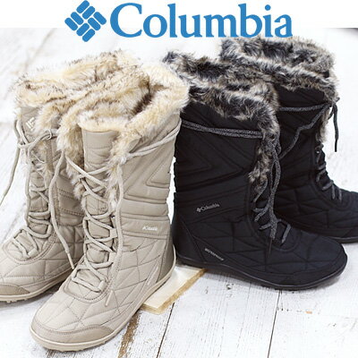 楽天オマケ des shoes and bag【2023年秋冬再入荷】【国内正規品】Columbia MINX MID III WIDE BK5964 010（BLACK） 215（TAN）コロンビア ミンクスミッド スリー ワイド ロング 防水 ブーツ レディース