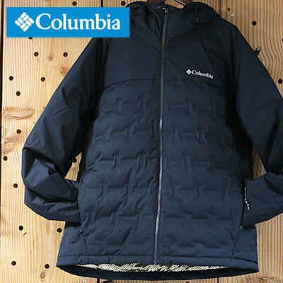 コロンビア ダウン メンズ 【ラストLサイズのみ】【2023年秋冬新作】【国内正規品】 Columbia Grand Trek™ II Down Hooded Jacket WE5083-010 (BLACK) コロンビア グランドトレック II ダウンフード ジャケット ブラック保温 防水 軽量 ダウンジャケット メンズ