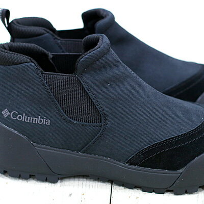 【2021年秋冬入荷】Columbia コロンビア ブーツ メンズ CHAKEIPIA SIDE-GORE WATERPROOF YU8776 010(BLACK) チャケイピア サイドゴア ウォータープルーフ
