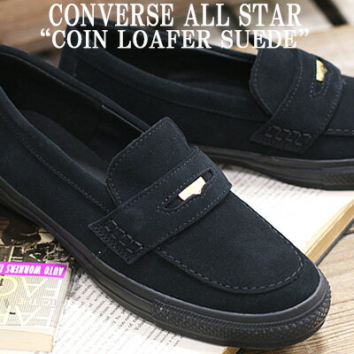 �ڥݥ����10�ܡۡ�2025ǯ�ղƿ���ۡ����������谷Ź�� CONVERSE ALL STAR COINLOAFER SU (BLACK/BLACK)����С���...