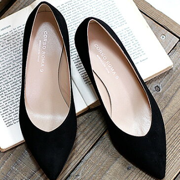 【期間限定特別価格】 CORSO ROMA 9 pumps 460/9 CAMOSCIO NERO スエードブラック コルソローマ 9 パンプス 靴 【 FABIO RUSCONI ファビオ ルスコーニ に並ぶ人気 】