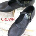 【2023年春夏再入荷】CROWN STRAP COUT JAZZ BLACK ブラック クラウン 靴 ストラップ フラット バレーシューズ レディース ladies 【 repetto レペット に並ぶ人気モデル 】