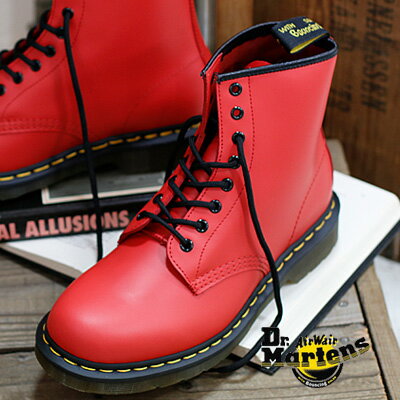 【国内正規品】 Dr.Martens 1460 SATCHEL RED 24614636 ドクターマーチン 8ホール ブーツ boots マーチン メンズ レディース　