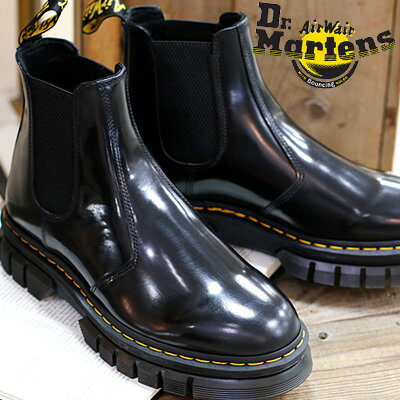 ドクターマーチン サイドゴアブーツ メンズ 【国内正規品】 Dr.Martens RIKARD CHLSEA BLACK 27834001ドクターマーチン チェルシー サイドゴアブーツメンズ ブーツ【軽量 プラットフォーム 厚底】