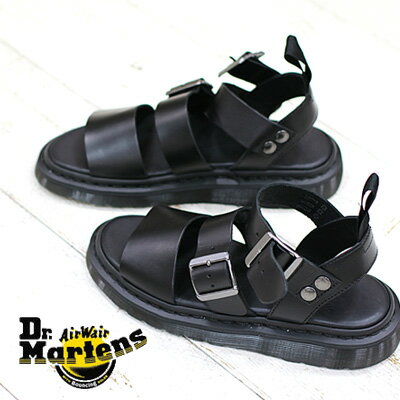 【国内正規品】 Dr.Martens GRYPHON 15695001 ドクターマーチン サンダル レディース メンズ ブラック