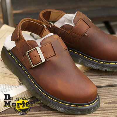 【2023年秋冬新作】【国内正規品】 Dr.Martens JORGE II FL WARM TAN 31060362 ドクターマーチン スリングバック サンダル スリッポン ベルクロ メンズ レディース