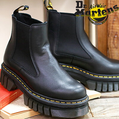  Dr.Martens AUDRICK CHELSEA BLACK 27148001 ドクターマーチン オードリック チェルシー 軽量 厚底 ブーツ サイドゴア メンズ レディース