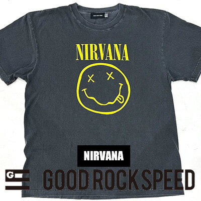Rakuten - 【2026年春夏新作】【国内正規品】【ネコポス発送】 GOOD ROCK SPEED NIRVANA SMILE ART T-SHIRTグッドロックスピード ニルヴァーナ スマイルアートTシャツ 26NVN005W