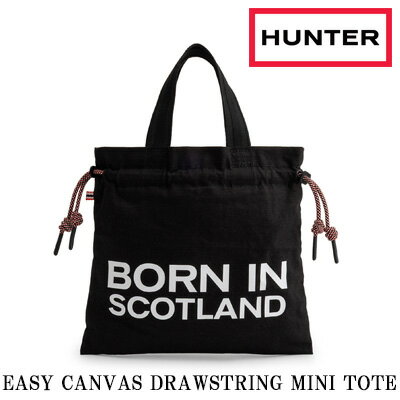 Rakuten - 【2026年春夏新作】【国内正規品】【ギフトにも】 HUNTER EASY CANVAS DRAWSTRING MINI TOTE UBT7128CAA(BLACK)ハンター イージー キャンバス ドローストリング ミニ トート (ブラック)