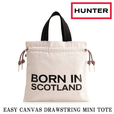 Rakuten - 【2026年春夏新作】【国内正規品】【ギフトにも】 HUNTER EASY CANVAS DRAWSTRING MINI TOTE UBT7128CAA(WHITE WILLOW)ハンター イージー キャンバス ドローストリング ミニ トート (ホワイトウィロー)