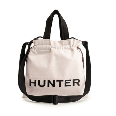 オマケ des shoes and bagの【2026年春夏新作】【国内正規品】【ギフトにも】 HUNTER EASY CANVAS DRAWSTRING MINI TOTE UBT7128CAA(WHITE WILLOW)ハンター イージー キャンバス ドローストリング ミニ トート (ホワイトウィロー)｜アングル2