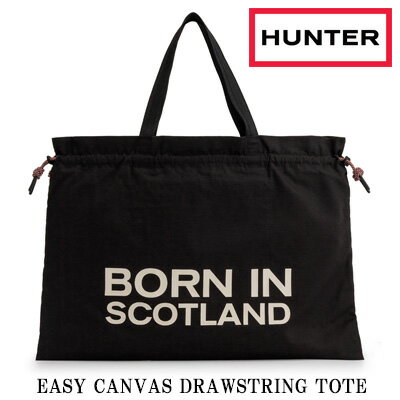 乐天商城 - 【2026年春夏新作】【国内正規品】【ギフトにも】 HUNTER EASY CANVAS DRAWSTRING TOTE UBT7127CAA(BLACK)ハンター イージー キャンバス ドローストリング トート (ブラック)