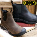 ◆ポイント10倍◆【12/2再入荷】KEEN ANCHORAGE BOOT WP Black/Raven(1017789) Dark Earth/Mulch(101779) キーンアンカレッジ ブーツ ウォータープルーフ メンズ 防水 ウィンターブーツ サイドゴア