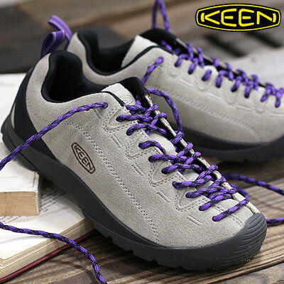  KEEN JASPER Brindle/Tillandsia Purple 1026259キーン ジャスパー ベージュ パープル レディース トレッキング スニーカー