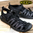 【レディース】◆ポイント10倍◆KEEN DRIFT CREEK H2 1026126 BLACK/BLACKキーン ドリフト クリーク エイチツー アウトドア サンダル ブラック