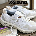 【ポイント10倍】【2024年春夏新作】MIZUNO WAVE MUJIN TL GTX 04 ベージュ/ホワイト ミズノ ウエーブ ムジン TL ゴアテックス アウトドア トレイル ランニングシューズ 防水