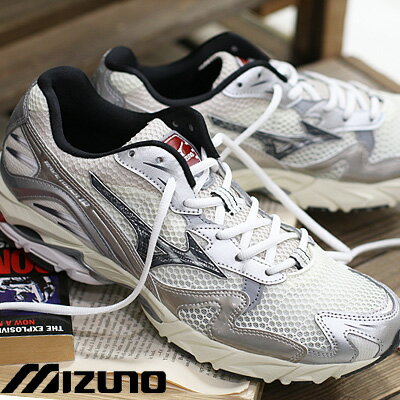 �ڥݥ����10�ܡۡ�2025ǯ�ղƿ����MIZUNO WAVE RIDER 10 D1GA2431(11 OFF WHITE/BLACK/RED)�ߥ��� ������...