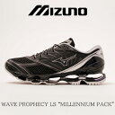 【ポイント10倍】【2025年春夏新作】MIZUNO WAVE PROPHECY LS “MILLENNIUM PACK” D1GA2507(01 BLACK/BKLACK/SILVER)ミズノ ウエーブプロフェシーLS ミレニアムパック ブラック/ブラック/シルバー