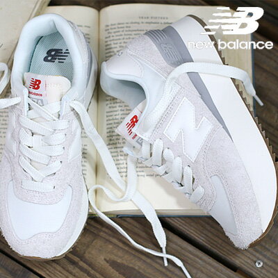 【2024年春夏新作】【日本正規取扱店】 new balance WL574ZQD (LIGHT GRAY) ニューバランス 574 レディース スニーカー ホワイト