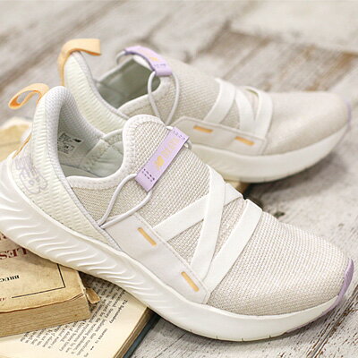 ◆【2024年秋冬新作】【日本正規取扱店】 new balance DynaSoft Beaya Slip-On v2TT2 (OFFWHITE/PURPLE)ニューバランス ダイナソフト ベーヤ スリッポン レディース オフホワイトのサムネイル