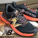 【メンズ】【日本正規取扱店】【GORE-TEX】 new balance Fresh Foam X Hierro v7 GTX X7ニューバランス フレッシュフォーム ヒエロ バージョン7ダークグレー オレンジ ゴアテックス Dワイズ 防水 メンズ スニーカー