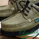 ◆ポイント10倍◆2023年春夏新作◆【日本正規取扱店】 Paraboot THIERS ROCADE 786641 VEL OLIVEパラブーツ ティエール 日本別注カラー オリーブ