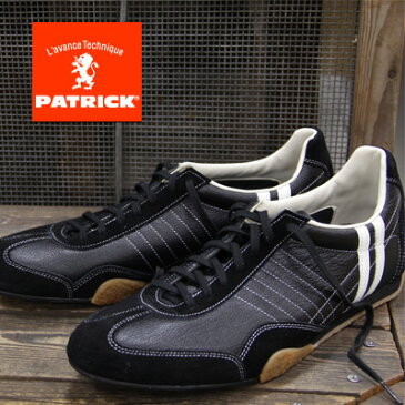 11/14再入荷 【 spotカラー 】【 正規取扱店 】 PATRICK sneaker JET LE スニーカー BLK 24011 パトリック ジェット レザー 【 シュリー アイリス パミール ネバダ に並ぶ人気】 メンズ レディース