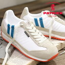 【2025年春夏新作】【★交換送料片道無料★】【正規取扱店】PATRICK MARATHON BASEBL (942500)パトリック マラソン ベースボール ホワイト ベージュ オレンジナイロン ベロア スニーカー メンズ レディース
