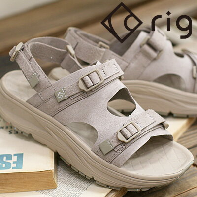 乐天商城 - 【国内正規品】rig KURUKA2.0(RG0031)SIMPLY TAUPE リグ クルカ リカバリー ストラップ サンダル シンプリートープ ベージュ ヴィーガンレザー 軽量 厚底