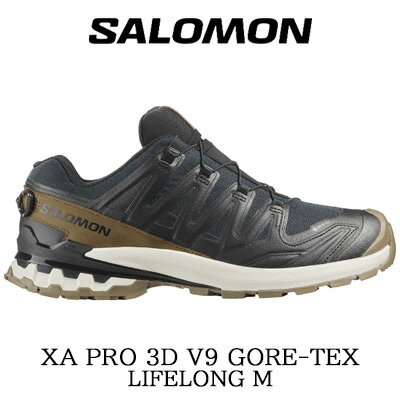 Rakuten - 【メンズ】【2026年春夏新作】SALOMON XA PRO 3D V9 GORE-TEX LIFELONG M(Black / Coyote Brown / Vanilla Ice)サロモン トレイル ランニングシューズ GORE-TEX 防水 L479638