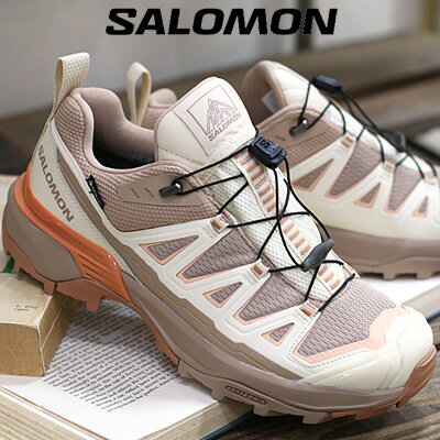 【レディース】【2024年春夏新作】SALOMON X ULTRA 360 EDGE GTX W (Natural/Shortbread/Prairie-Sunset)サロモン エックスウルトラ 360 エッジ GORE-TEX 防水 L47463600