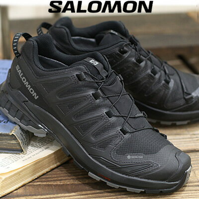 【メンズ】【2024年春夏再入荷】SALOMON XA PRO 3D V9 GTX(Black / Phantom / Pewte)サロモン トレイル ランニングシューズ GORE-TEX 防水 L47270100