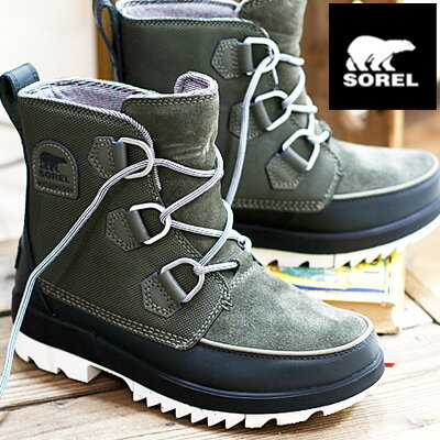 ソレル スノーブーツ レディース 【国内正規品】SOREL ブーツ レディース TIVOLI IV WP NL4468-326 A.TUNDRA/D.MOSSソレル スノーブーツ ティボリ スリー ウォータープルーフ カーキ ladies boots