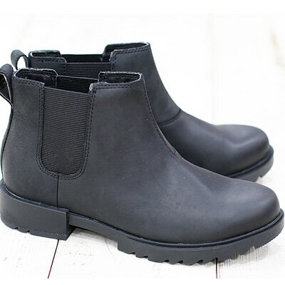 【国内正規品】SOREL EMELIE II CHELSEA WP NL4324-010 Black, Sea Saltソレル エミリー2 チェルシーウォータープルーフ ブラック 2