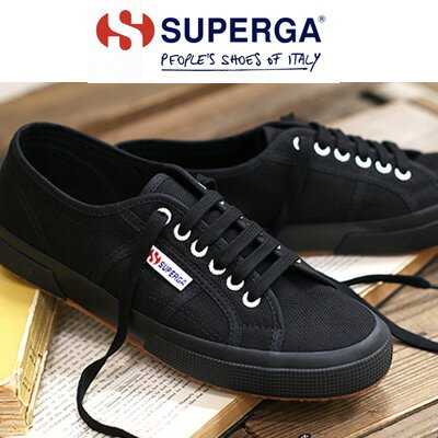 ��2025ǯ�ղƺ����١ۡ����������谷Ź�ۡ����֡� SUPERGA 2750 COTU CLASSIC FULL BLACK���ڥ륬 ���åȥ󥯥饷�å� �ե��...