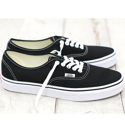 【2026年春夏再入荷】【定番】VANS AUTHENTIC BLACK (VN000EE3BLK)バンズ オーセン...
