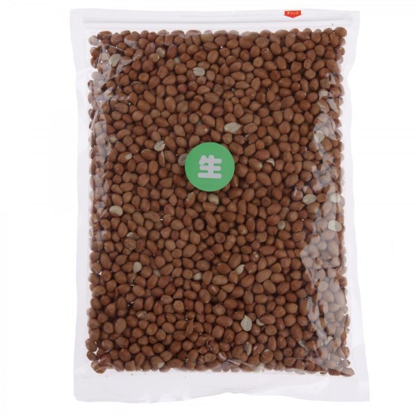楽天ランキング受賞 小粒落花生(生)(南アフリカ産) 2kg (1kg x 2) 送料無料 らっかせい ぴーなっつ なま 殻なし 薄皮付き ミックスナッツ 無添加 無塩 無植物油 製菓材料 健康 お徳用 大容量 業務用 チャック袋入り ポイント消化 グルメ omamesan-10000224 神戸のおまめさん みの屋直販店 サンプル画像3