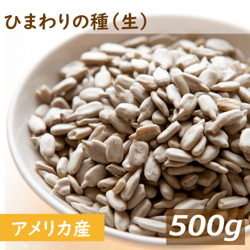 ひまわりの種 生 500g ヒマワリ サンフラワーシード 向