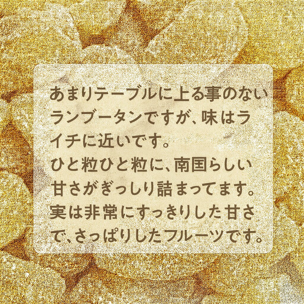 ドライランブータン 100g 送料無料 ゆうパケット ドライフルーツ おやつ 製菓材料 非常食 保存食 長期保存 お徳用 大容量 業務用 みのや 3