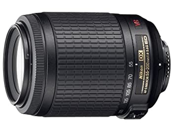 【中古】（非常に良い）Nikon 望遠ズームレンズ AF-S DX VR Zoom Nikkor 55-200mm f/4-5.6G IF-ED ニコンDXフォーマット専用